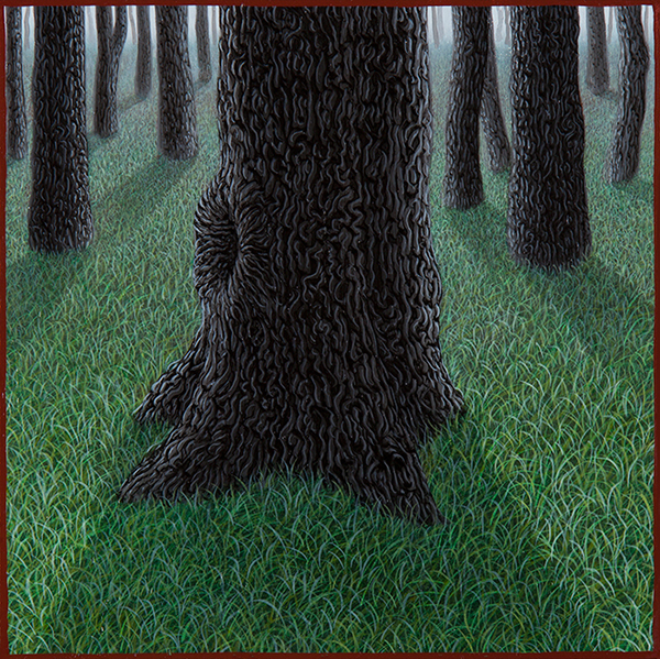 Anthonly Pessler - Woods, Oil on Panel, 5" x 5", 2012