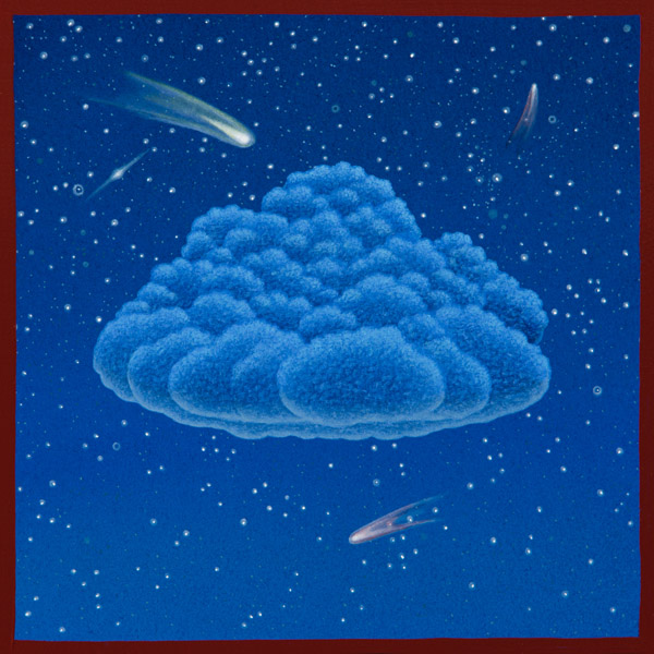 Anthonly Pessler - Cloud #18, Oil on Panel, 6" x 6", 2013