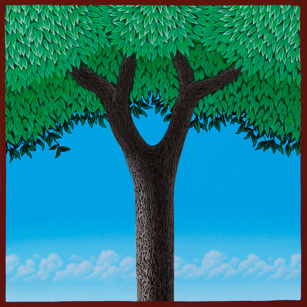 Anthonly Pessler - Tree #1, Oil on Panel, 6" x 6", 2013