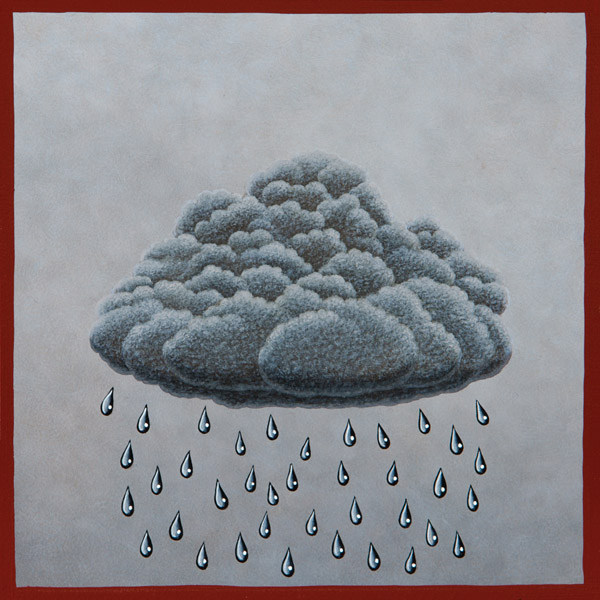 Anthonly Pessler - Cloud #11, Oil on Panel, 6" x 6", 2013